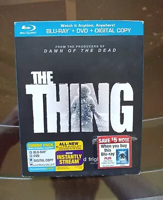 The Thing (Blu-ray/DVD 2011) With OOP Slipcover - Mary Elisabeth Winstead • $14.99