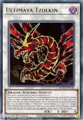 MGED-EN138 Ultimaya Tzolkin Rare 1st Edition Mint YuGiOh Card • £0.99