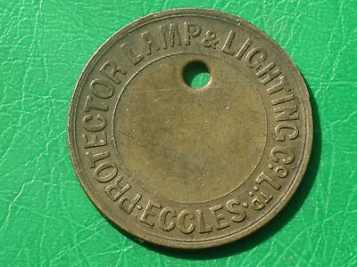 Eccles Protector Lamp & Lighting Co. Colliery Pit Check Miners Coal Mining Token • £9.99