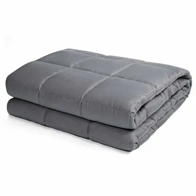$42.49 • Buy 7-20 Lbs Weighted Blankets Twin/Full/Queen/King Size 100% Cotton W/ Glass Beads