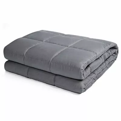$42.49 • Buy 7-20 Lbs Weighted Blankets Twin/Full/Queen/King Size 100% Cotton W/ Glass Beads