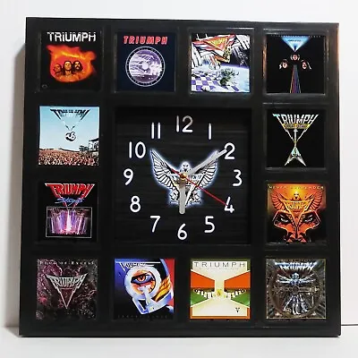 Triumph Wall Clock Rock Band Album LP CD Cover Replica Art • $43.99