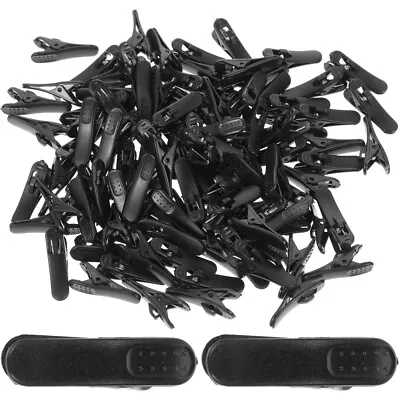  100 Pcs Headphone Cable Clip Multipurpose Clips Headphones Mic For Shirt Clamp • £9.55