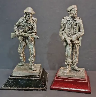 Silver Soldiers Metal  Figures X2 • £12.99