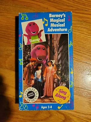 $12 • Buy Barney VHS Barney's Magical Musical Adventure Sing Along 