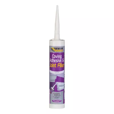 EVERBUILD Coving Adhesive & Joint Filler Polystyrene Plaster Joints Cornice • £6.90