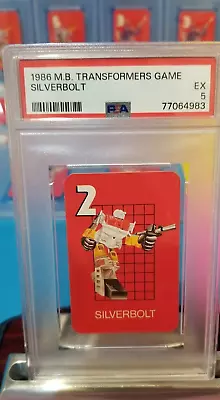 💥 SHORT PRINT 1986 SILVERBOLT 1st Card Rc PSA RETIRED Graded Transformers G1 💥 • $22.06