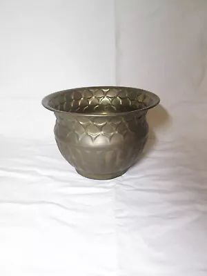 Vintage Antique Copper Pot Planter 5.25 Tall 7.75 Inch Diameter - INDIA • $18