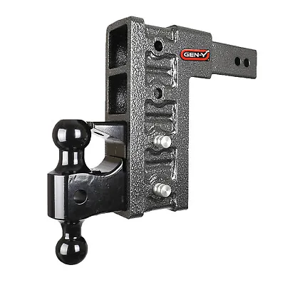 Gen-Y Hitch Mega Duty 9  Drop 2.5  Shank Receiver 21K W/ VersaBall & Pintle Lock • $459.99