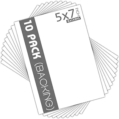  White Backing Boards - Full Sheet - For Art Prints Photos Prints And More  • $8.55