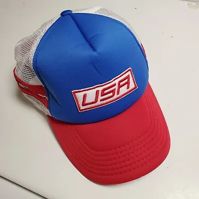 Under Armour USA Mesh Snapback Trucker Hat Cap Olympics  • $7