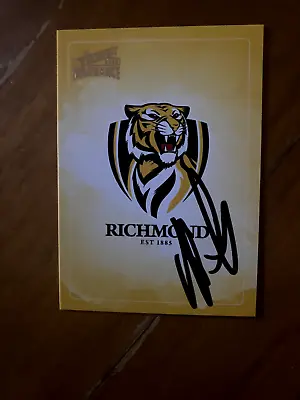 Andrew Mcqualter Richmond Autographed Logo Card - Richmond Tigers • $9.95