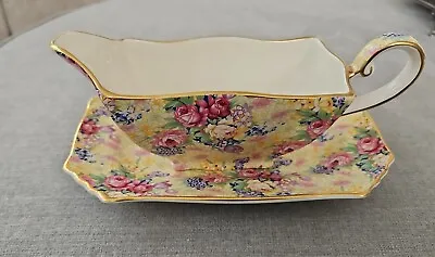 Royal Winton Welbeck Rose Chintz Gravy/sauce And Underplate • $12.99