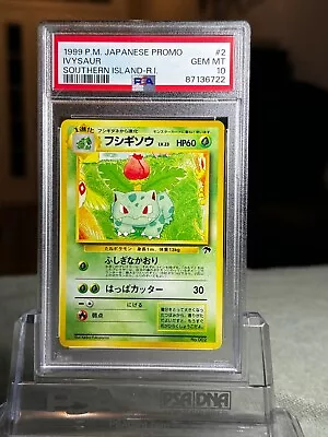 Pokemon PSA 10 Ivysaur Japanese Southern Islands Promo • $5