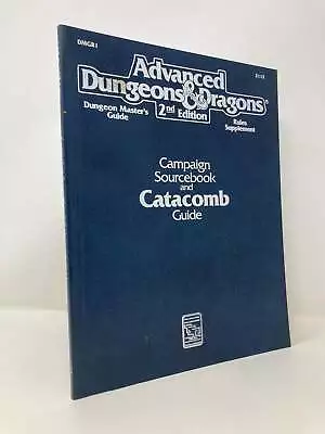 Campaign Sourcebook And Catacomb Guide -Advanced Dungeons And Dragons 2nd 1st Ed • $35