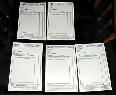 1955 56 57 47 Chevy Restoration Build Sheets Qty 10 Sheets • $14