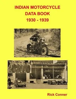 Indian Motorcycle Data Book 1930 - 1939 • $44.31