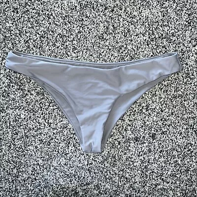 Zaful Bathing Suit Bottom Bikini Grey Gray Double Material Cheeky 6 • $4.98