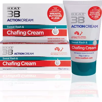 Neat 3B Action Cream 75g For Chaffing & Sweat Rash++Prevent Rashes Chaffing • $22.95