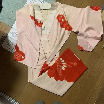 Japanese　kimono  Naga Juban Silk 100% • $55