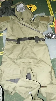 British Army Issue Typhoon Immersion Suit One Piece Size M Heavy Duty Goretex Nw • £999.99