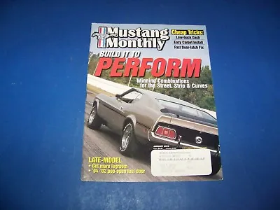 Mustang Monthly  January 2002     Complete Your Collection Today!  • $7.25