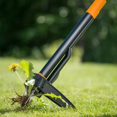 Fiskars 139950 Xact Weed Puller - Black/Orange Garden Tool Stainless Steel  • £55