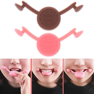 Facial Smile Flex Fitness Exerciser Smile Corrector Maker Face Lift Jaw Exerc H^ • £3.91