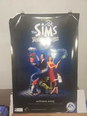 The Sims Making Magic Retail Promo Poster • $75