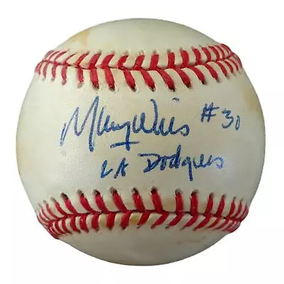 Maury Wills Autographed/Inscribed OAL Baseball Seattle Mariners JSA 180160 • $49