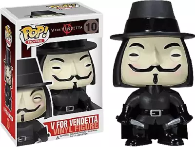 Funko Pop Movies V For Vendetta #10 V For Vendetta Vaulted Vinyl Figure 🚨 • $130