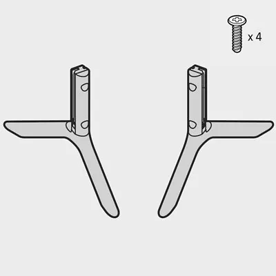 Genuine Samsung 2018 TV Series 7 55  NU7100 UA55NU7100WXXY Stand Set Legs Screws • $89.95