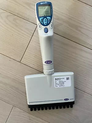 BioHit ELine Pipette Pipet  Electronic  E1200 Multichannel  Digital  12 Channel • $115