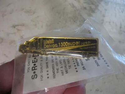 Mobil Delvac 1300 Super Engine Oil Semi Truck Advertising Enamel Pin • $19.99