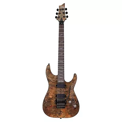 $549 • Buy Schecter Omen Elite 6 FR Guitar, Rosewood Fretboard, Floyd Rose, Charcoal
