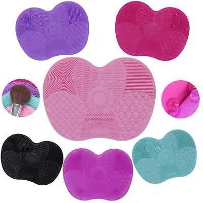 Make Up Washing Brush Gel Cleaning Mat Foundation Makeup Brush Cleaner • £2.99