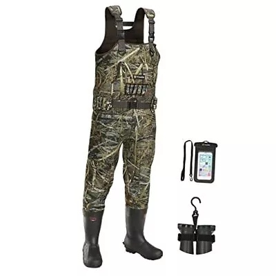  Hunting Waders With Boot Hanger & 600G Insulation Waterproof 10 Next Camo Evo • $189.61