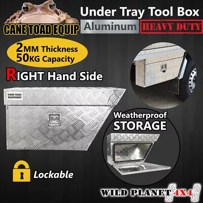 $137.45 • Buy Ute Tool Box Under Tray Aluminium RHS Heavy Duty Vehicle Chest Storage W Lock Ut