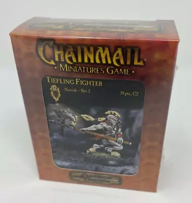 Dungeons And Dragons Chainmail: Tiefling Fighter - Naresh Set 2 SEALED (D&D) • $14.99