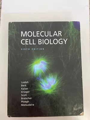 Molecular Cell Biology By Lodish Harvey Berk Arnold Kaiser Chris A. Krieg • $14