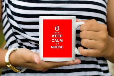 £7.99 • Buy I Can't Keep Calm I'm A Nurse Mug Novelty Gift For Nurse NHS