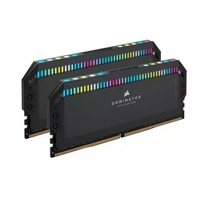 Corsair Dominator Platinum RGB 64GB 2x32GB DDR5 UDIMM 5200Mhz C40 1.25V Black De • $449.95
