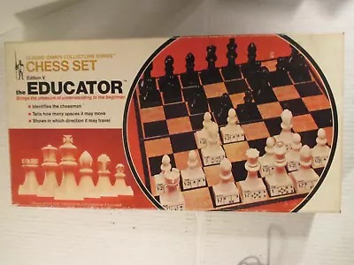Vintage Classic Games Collectors Series Chess Set Edition V The Educator • $21