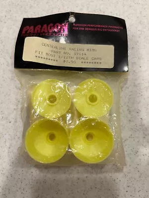 $25 • Buy Vintage Paragon Racing Products SY014 Centerline Racing Rims For 1/12 Scale Cars