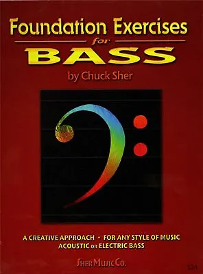 £20.64 • Buy Foundation Exercises For Bass Bass Guitar Music  Sher, Chuck