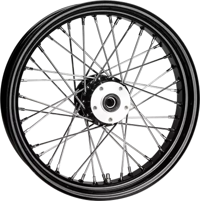 HD Black 40 Spoke Rear Wheel 16x3.5 Harley Sportster 1200 Nightster 07 • $265.95