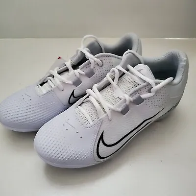 Nike Softball Cleats Women's Hyperdiamond 4 Pro Metal White NEW Sz 9 CZ5920-102 • $41.95