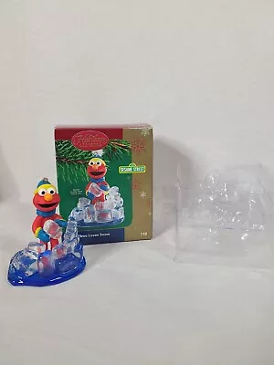 Sesame Street ELMO LOVES SNOW Ornament - Carlton Cards Christmas  • $21.85