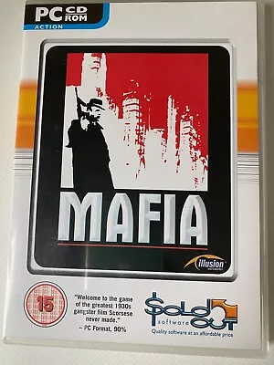 Mafia Pc Cd Rom Game 3 Disc Pre Owned Manual Missing • £5.95