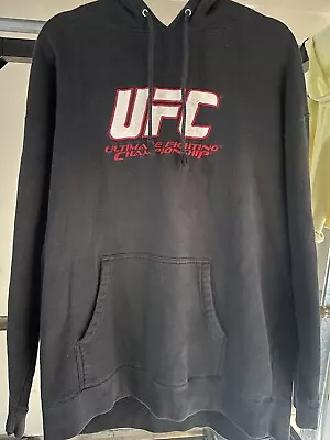UFC Hoodie Mens Extra Large Black Pullover MMA Mixed Martial Arts Sweatshirt • $3.99